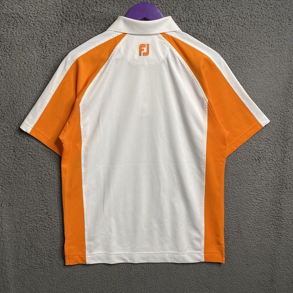 FootJoy Polo Polyester Men Size Small White Color Block - Picture 16 of 16